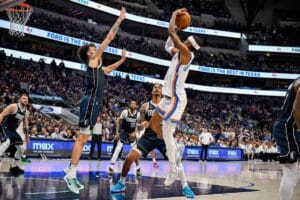 NBA Playoffs 2024: Thunder vira o jogo na reta final, vence Mavericks e empata a série