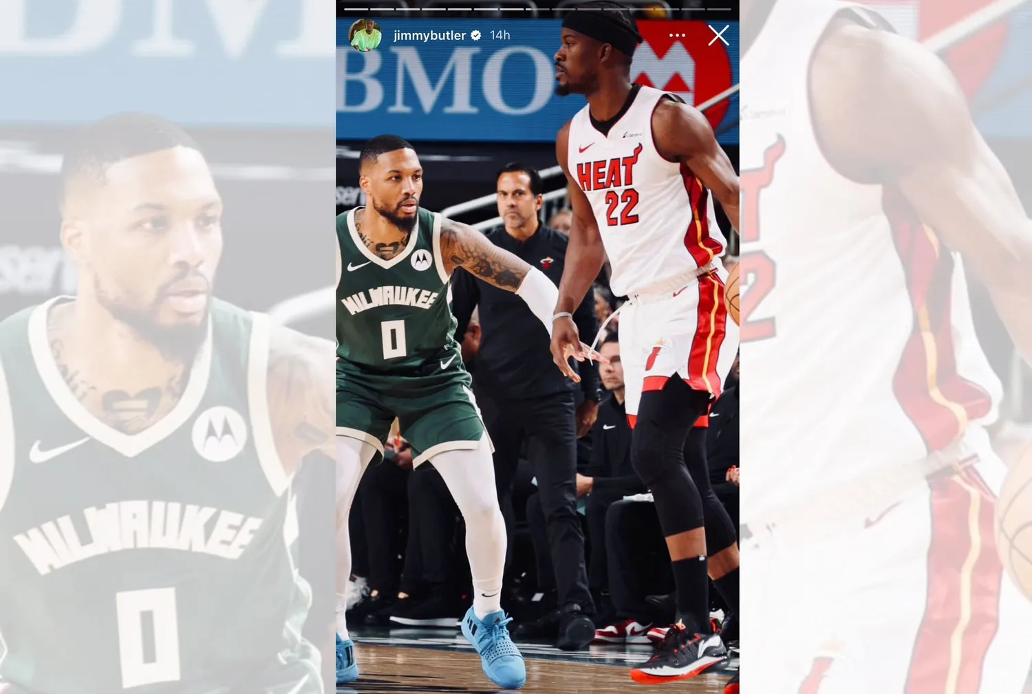 Jimmy Buttler e Damian Lillard se enfrentaram na &uacute;ltima segunda-feira (30).