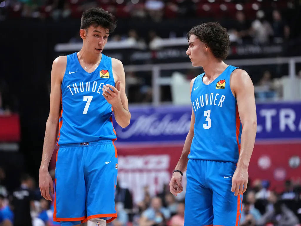 Chet Holmgren mostra evolu&ccedil;&atilde;o ap&oacute;s perder 1&ordf; temporada na NBA