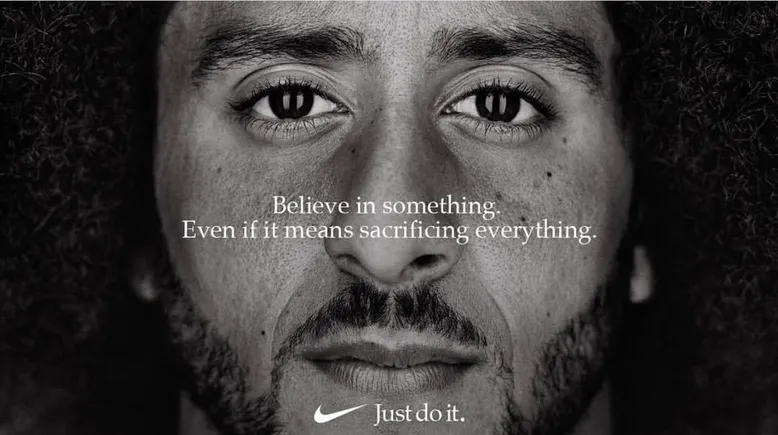 Colin Kaepernick em nova campanha da Nike