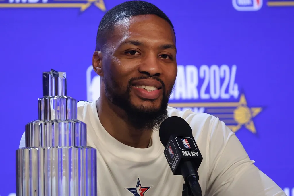 MVP do All Star Game, Damian Lillard &lsquo;rebate cr&iacute;ticas&rsquo; ap&oacute;s recorde hist&oacute;rico na partida