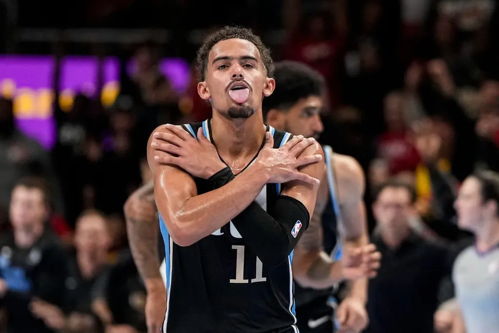 NBA: Trae Young dribla m&aacute; fase dos Hawks e entra para lista curta de recorde