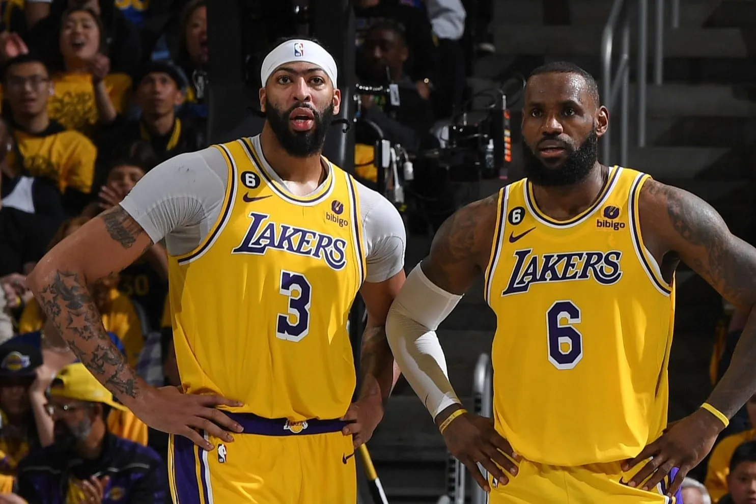 LeBron James, Anthony Davis. Lakers, NBA. Foto: Reprodu&ccedil;&atilde;o/Facebook/@losangeleslakers