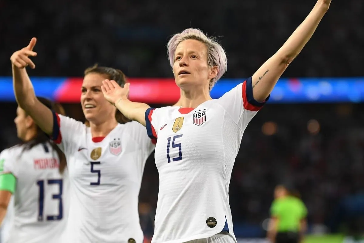 Megan Rapinoe, EUA, sele&ccedil;&atilde;o feminina. Foto: Reprodu&ccedil;&atilde;o/Twitter/@USWNT