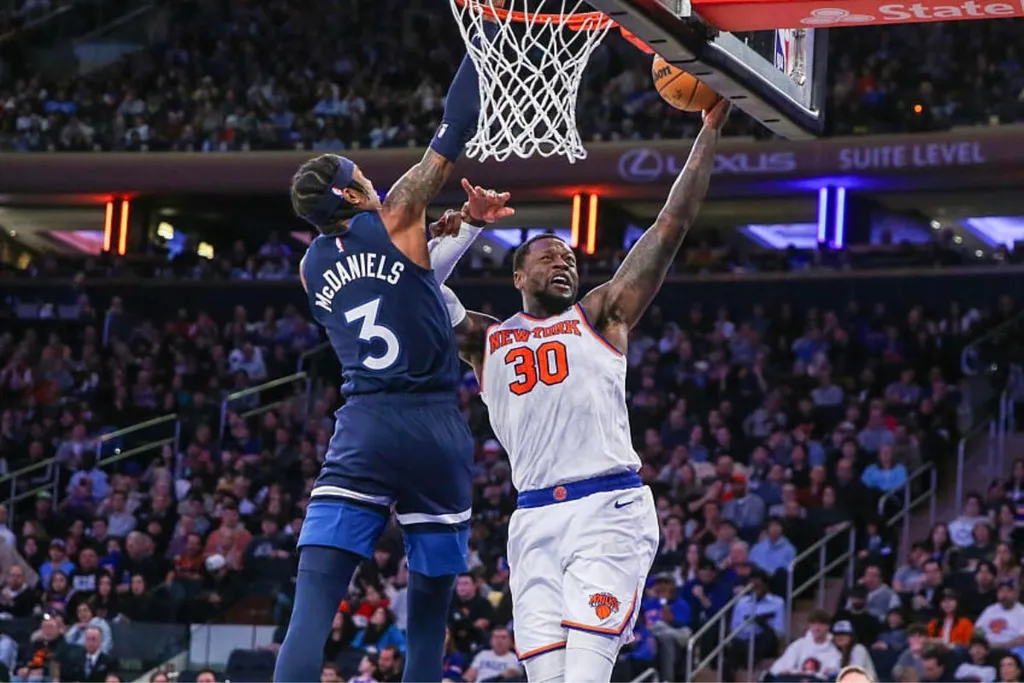 NBA: Julius Randle d&aacute; show e New York Knicks batem o Minnesota Timberwolves