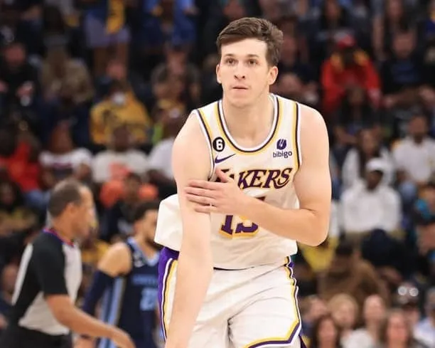 Austin Reaves Lakers. Foto: Reprodu&ccedil;&atilde;o/Twitter/@Lakers