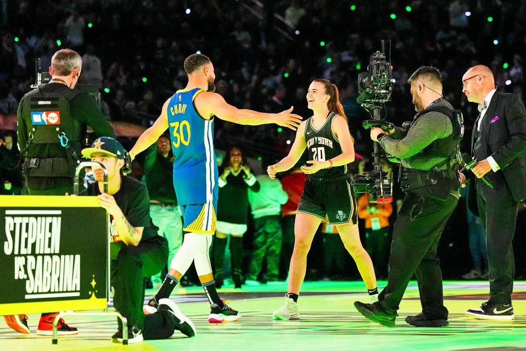 All-Star da NBA: disputa entre Curry e Sabrina &eacute; marcada por coment&aacute;rio sexista