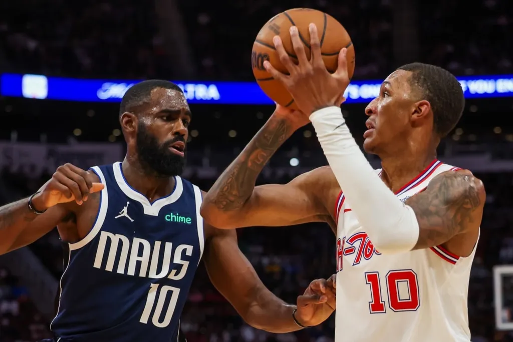 NBA: Mavericks s&atilde;o &lsquo;foguetados&rsquo; por Rockets em jogo sem Luka Doncic