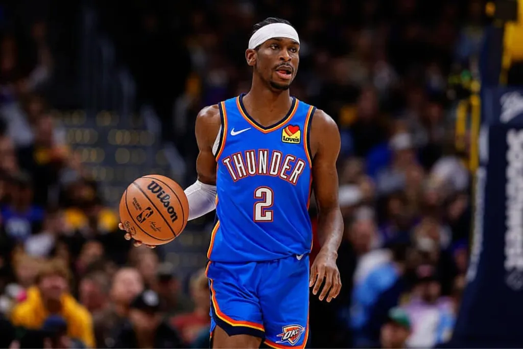 Shai faz 40 pontos e comanda vit&oacute;ria do Thunder contra os Nuggets