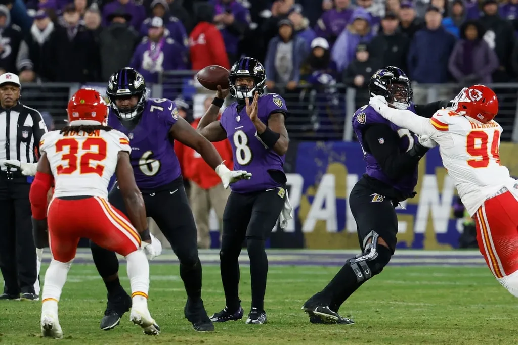 Astro dos Ravens comenta derrota na NFL: &lsquo;n&atilde;o estou nem um pouco&hellip;&rsquo;