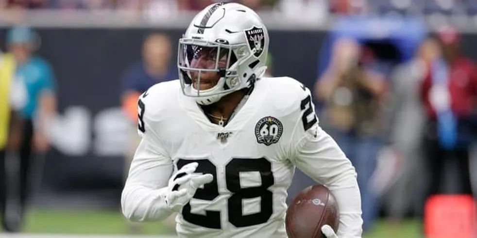 Josh Jacobs, Raiders, NFL. Foto: Reprodu&ccedil;&atilde;o/Twitter/@NFL