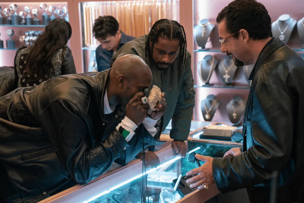 Kevin Garnett e Adam Sandler no filme Joias Brutas (Foto: Reprodu&ccedil;&atilde;o)