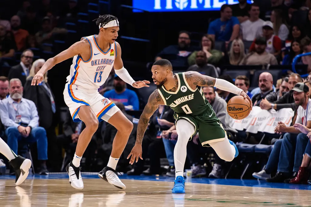 NBA: Lillard tem noite ruim, e Bucks perdem para Oklahoma City Thunder