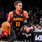 NBA: Trae Young entra no protocolo de concuss&atilde;o por cotovelada na cabe&ccedil;a