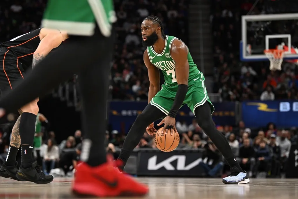 NBA: Jaylen Brown tem noite m&aacute;gica e Celtics acabam com os Pistons
