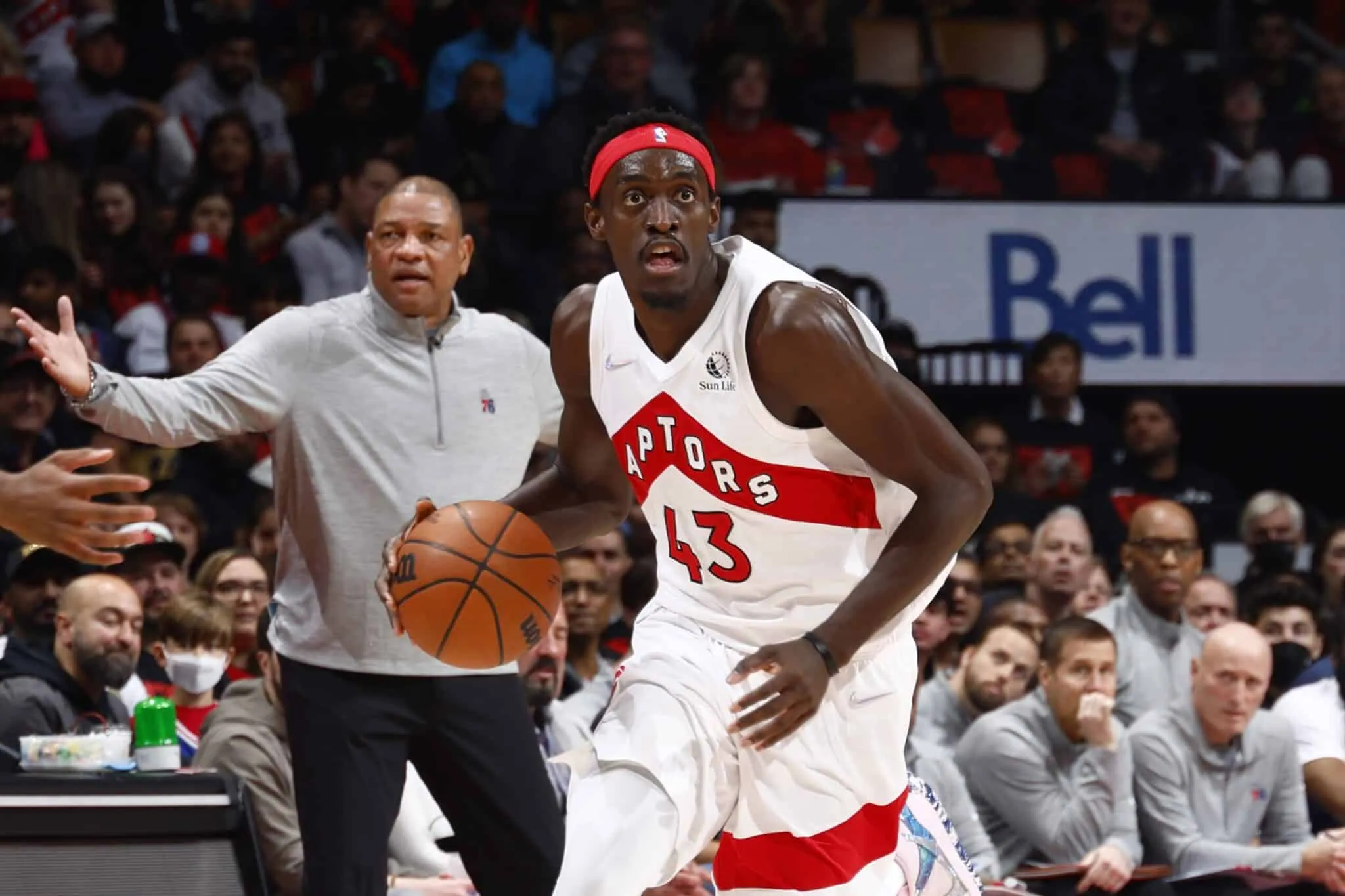 Pascal Siakam, Toronto Raptors, NBA. Foto: Reprodu&ccedil;&atilde;o/Twitter/@NBA