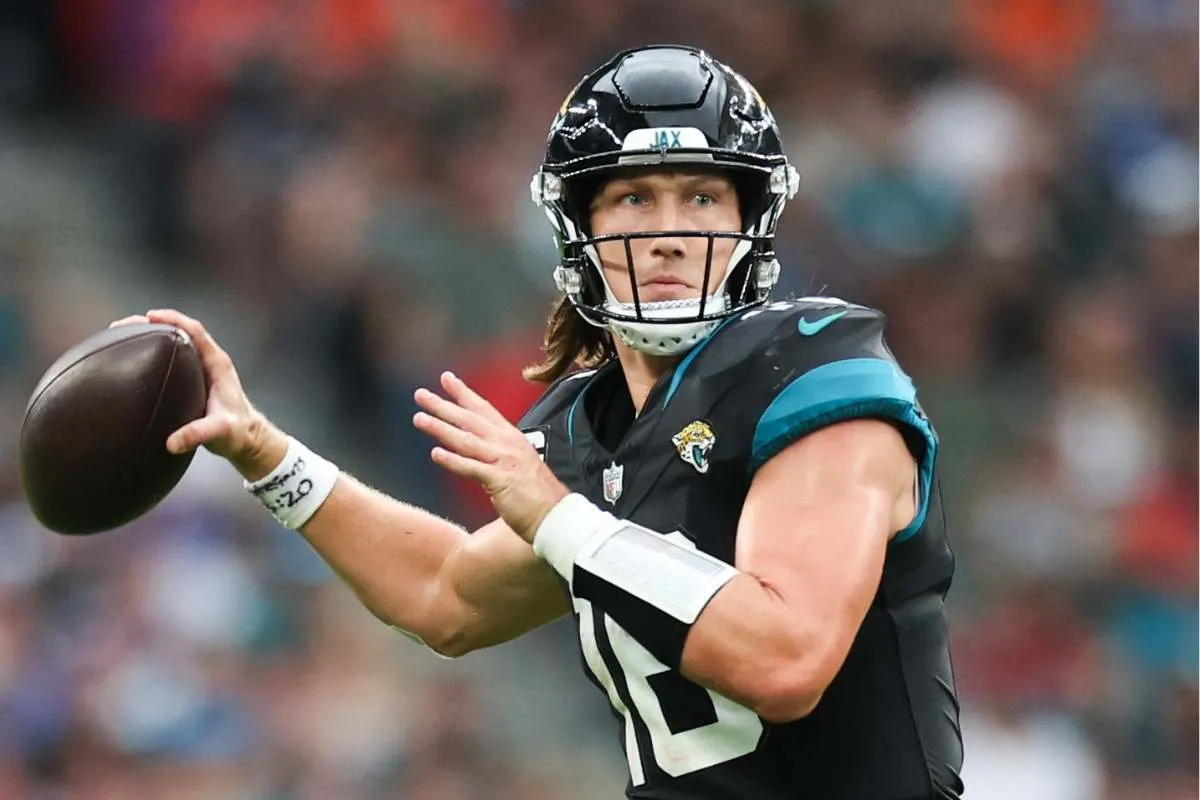 Trevor Lawrence, do Jacksonville Jaguars. Foto: Icon Sport