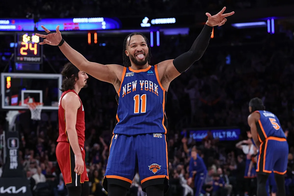Jalen Brunson, jogador do New York Knicks, da NBA.