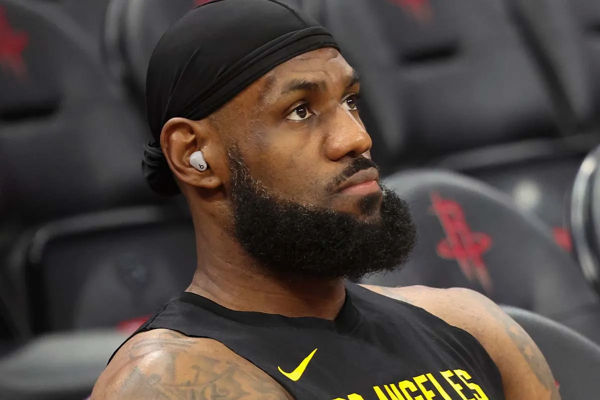Lebron James, principal nome do Los Angeles Lakers na temporada 2023. Foto: Reprodu&ccedil;&atilde;o/ Icon Sports