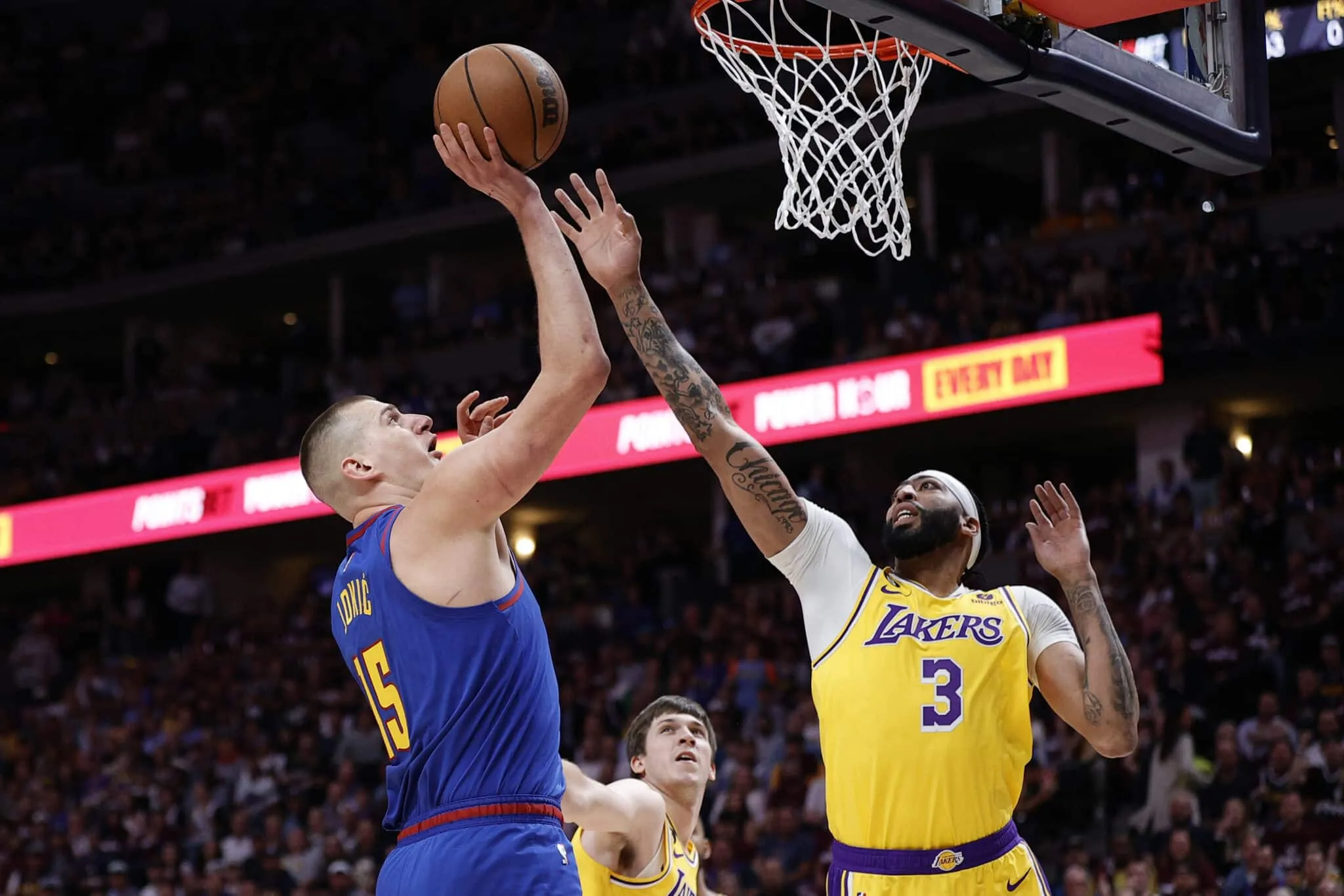Saiba onde assistir Lakers x Nuggets. Foto: Isaiah J. Downing / SUSA / Icon sport