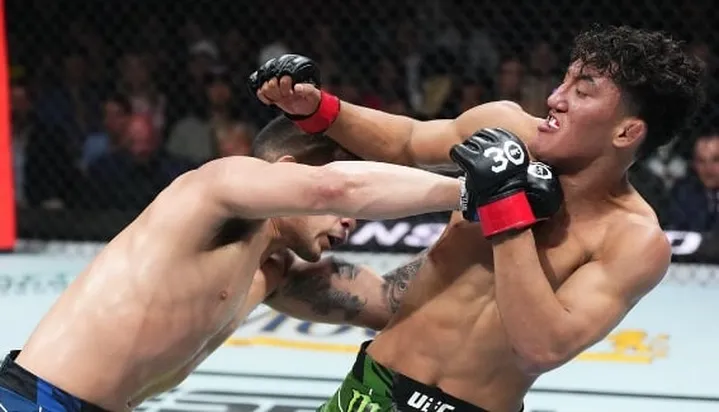 Raul Rosas Jr. x Christian Rodriguez. Foto: Reprodu&ccedil;&atilde;o/Instagram/@UFCespanol