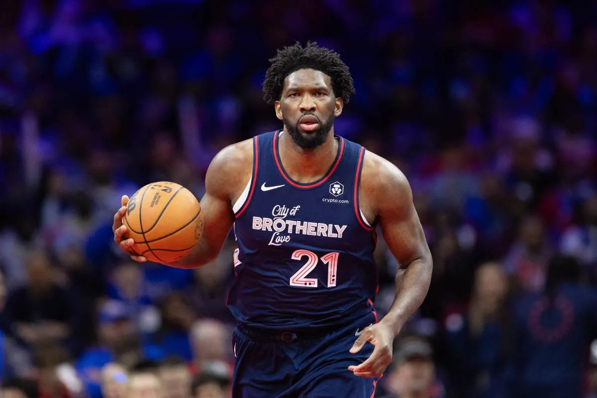 Joel Embiid, do Philadelphia 76ers. Foto: Icon Sport