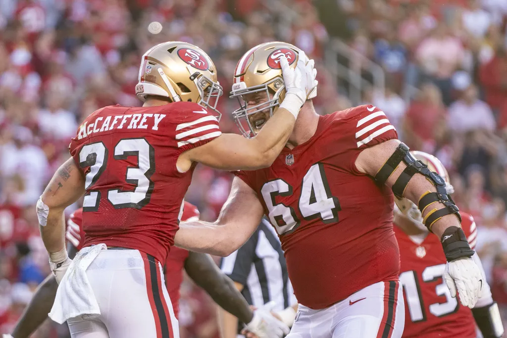 NFL: Com McCaffrey brilhando, 49ers vencem os Giants na abertura da semana tr&ecirc;s