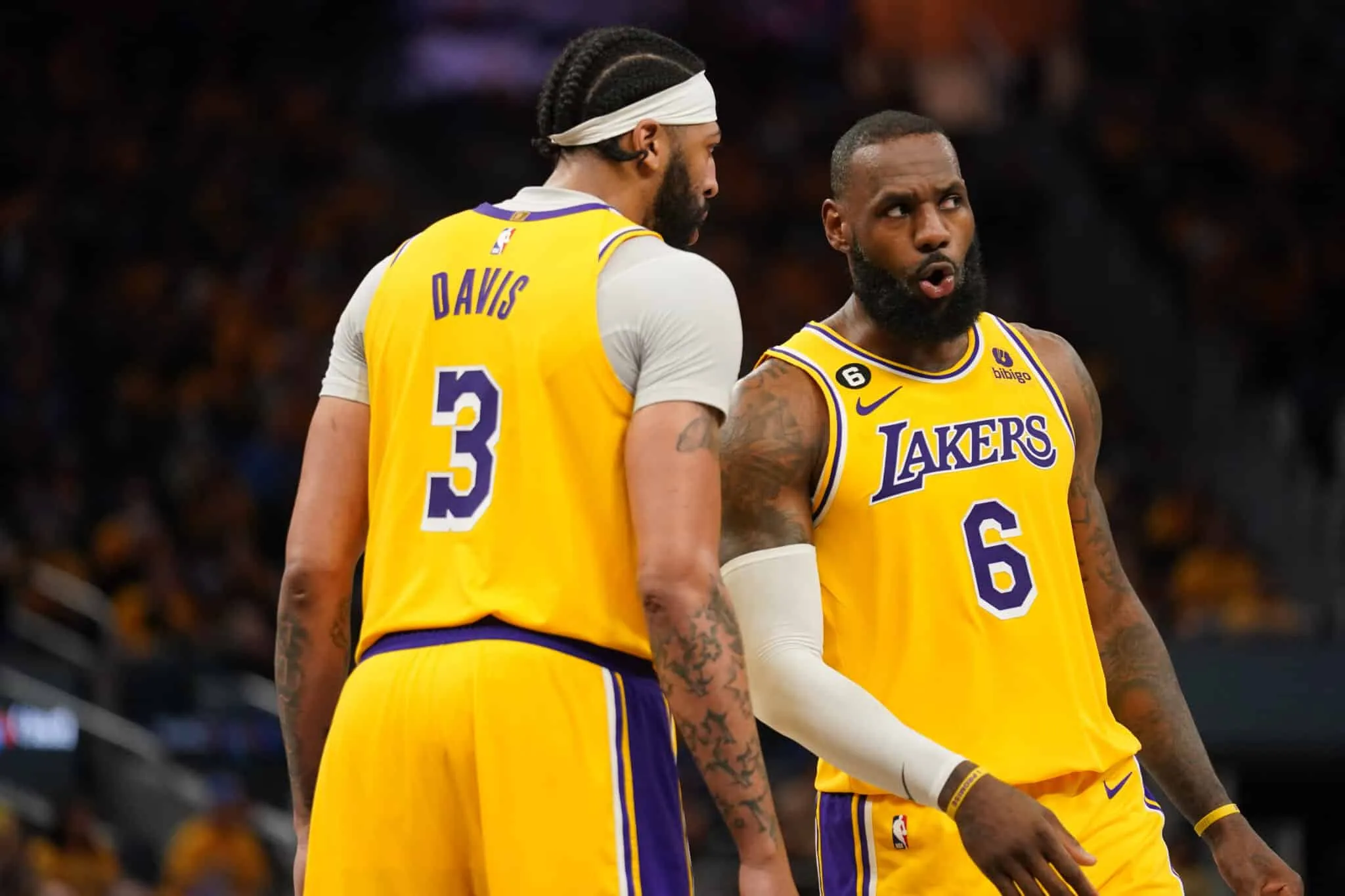 LeBron James e Anthony Davis, Los Angeles Lakers, NBA. Foto: Icon Sport
