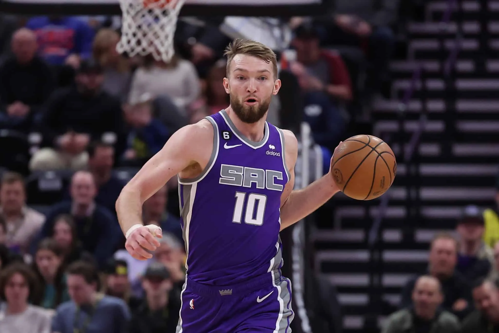 Domantas Sabonis, do Sacramento Kings. Foto: Rob Gray / SUSA / Icon sport