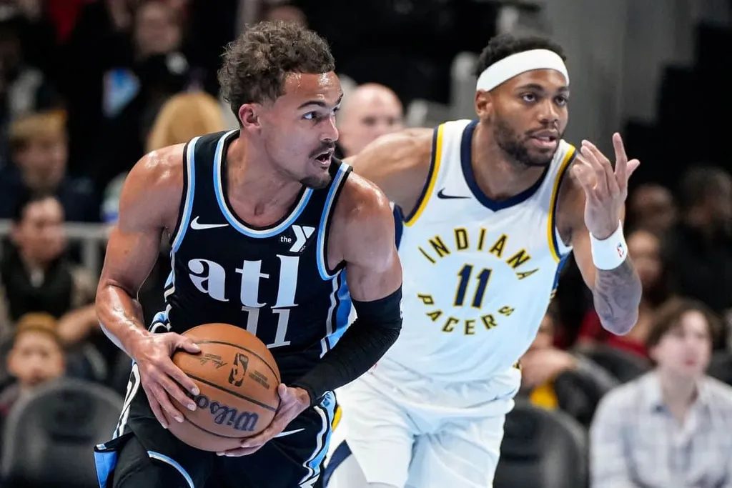 Hawks marcam 152 pontos, mas perdem para Pacers e est&atilde;o fora da Copa NBA