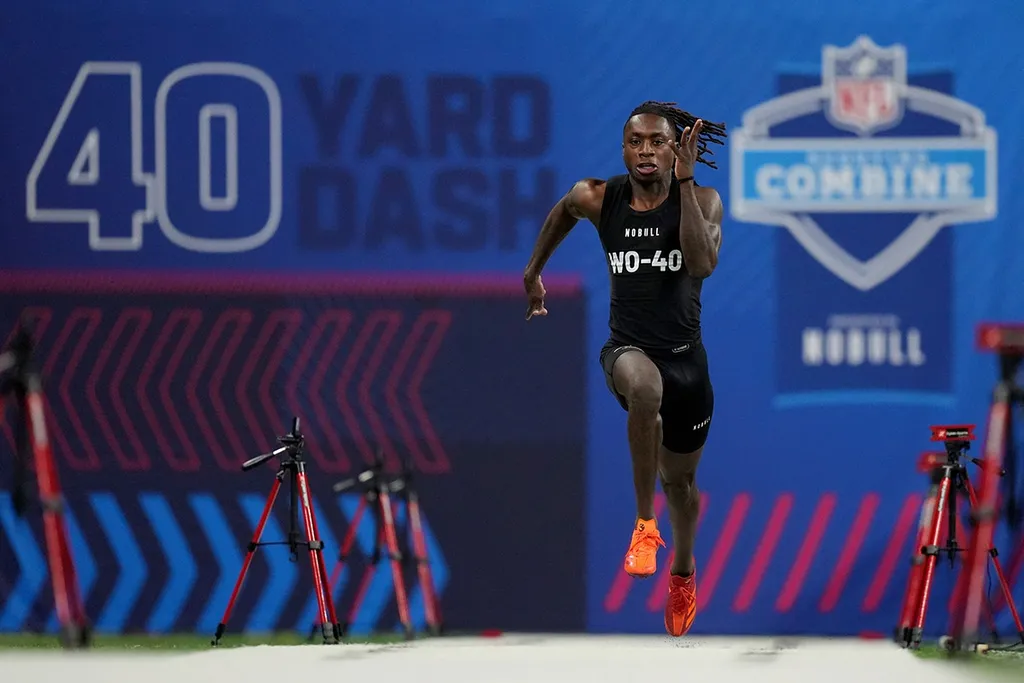NFL: R&aacute;pido como o vento! Xavier Worthy quebra recorde de corrida mais r&aacute;pida do Combine