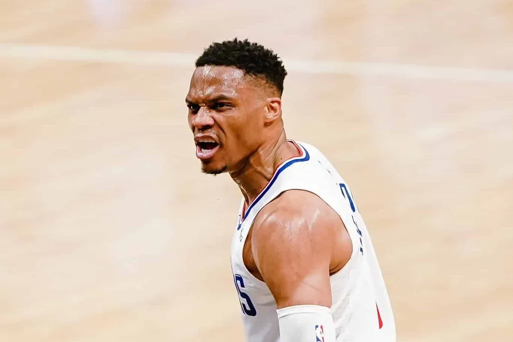 Russell Westbrook, do Los Angeles Clippers. Foto: Reprodu&ccedil;&atilde;o/Twitter @LAClippers