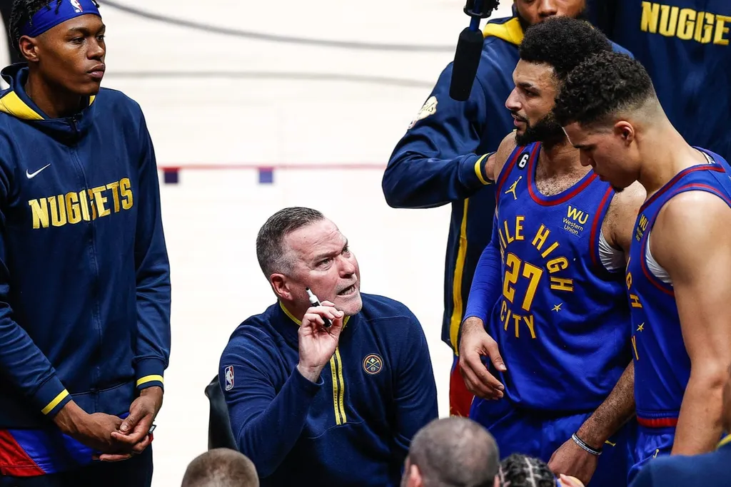 &lsquo;Colapso&rsquo;: t&eacute;cnico detona Nuggets ap&oacute;s derrota para Heat no Jogo 2