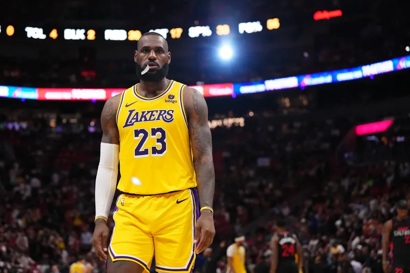 LeBron James, do Los Angeles Lakers. Foto: Icon sport