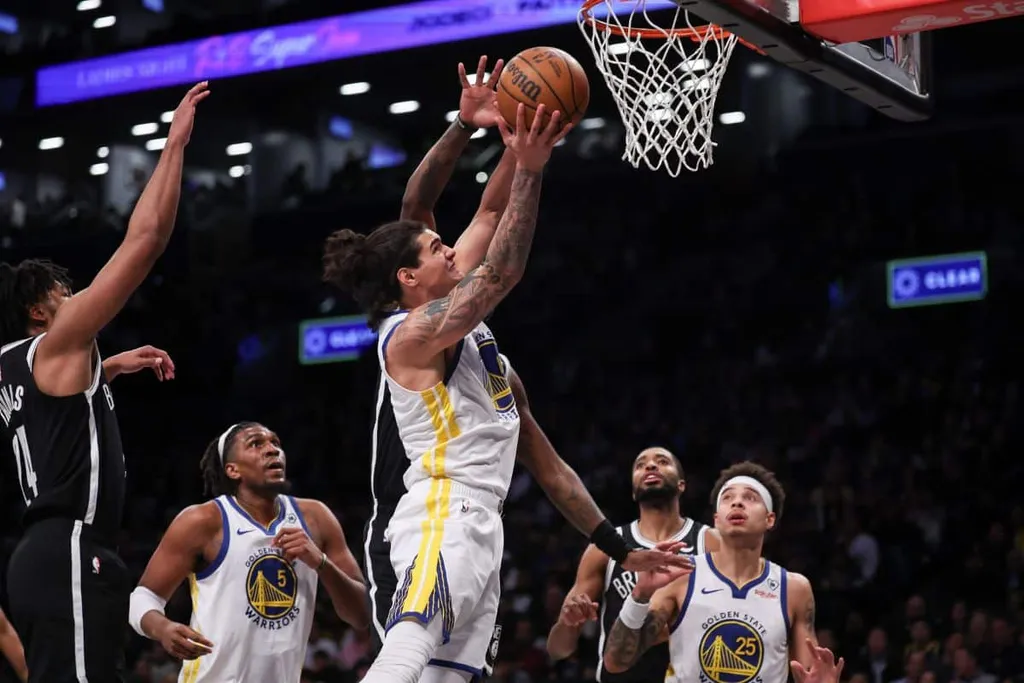 NBA: Gui Santos recebe elogios de Curry e Steve Kerr ap&oacute;s boa atua&ccedil;&atilde;o
