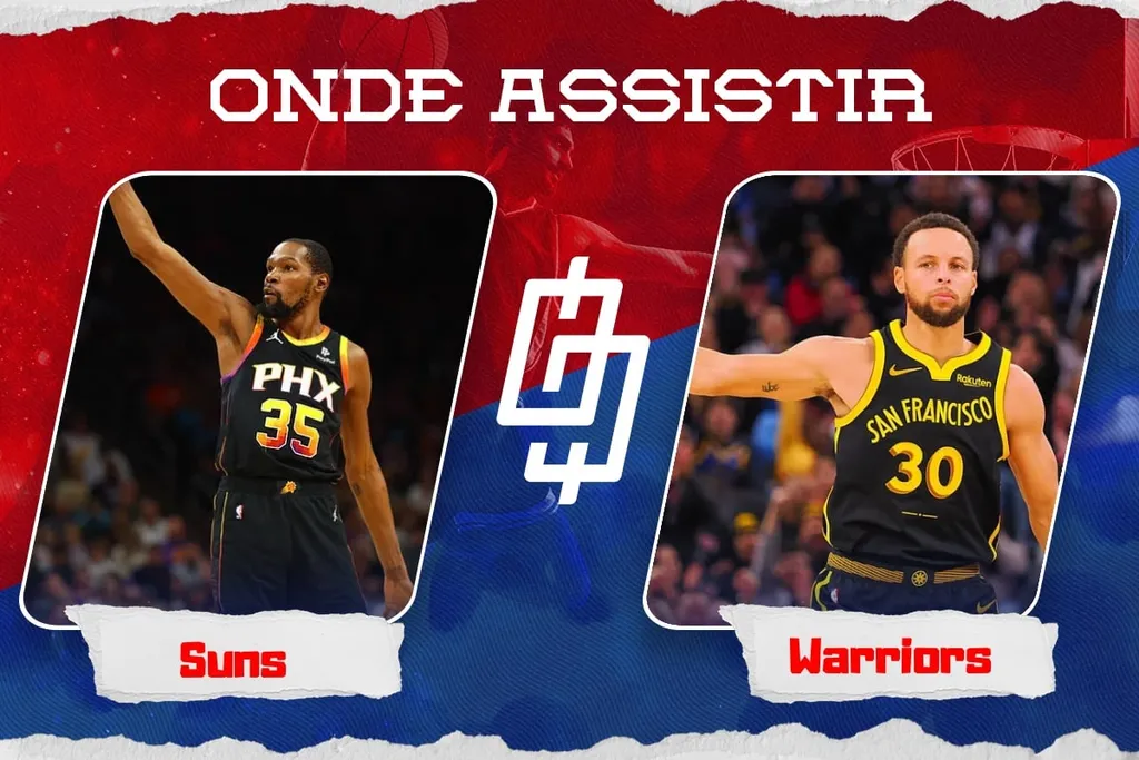 Phoenix Suns x Golden State Warriors &ndash; Onde assistir, hor&aacute;rio, e quintetos &ndash; NBA &ndash; 22/11/2023