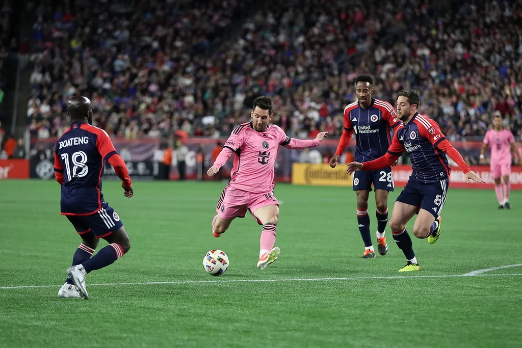 MLS: decisivo, Messi faz 2, comanda vit&oacute;ria de virada do Inter Miami e quebra recorde