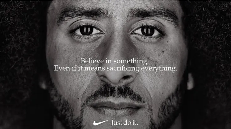 Colin Kaepernick em nova campanha da Nike