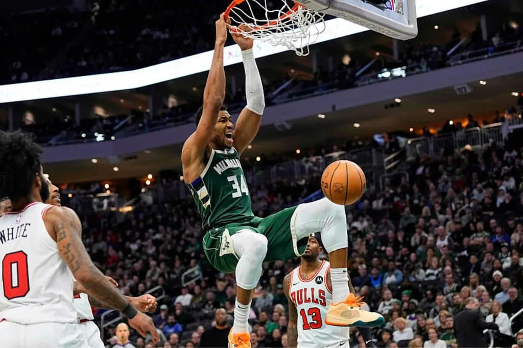 NBA: Giannis brilha e Bucks vencem Bulls na prorroga&ccedil;&atilde;o
