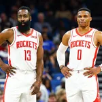 Juntos de novo! Clippers re&uacute;nem Harden e Westbrook pela 3&ordf; vez na NBA