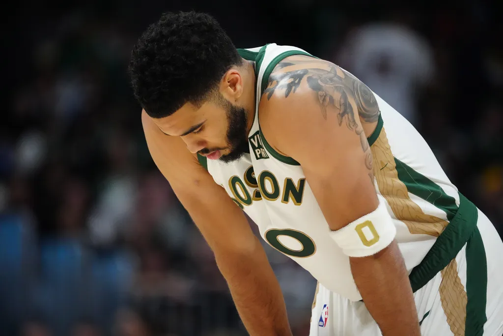 Ap&oacute;s derrota, Tatum dispensa protagonismo nos Celtics: &lsquo;Tem outros jogadores&rsquo;