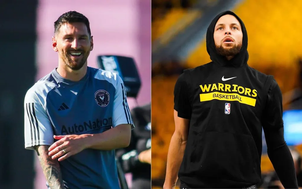 Messi e Curry juntos? entenda como dupla pode animar f&atilde;s brasileiros