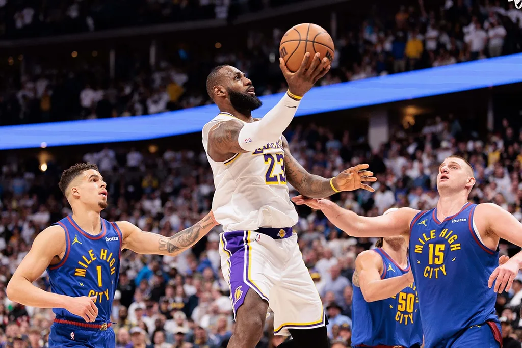 NBA Playoffs 2024: no Jogo 5, Nuggets e Lakers duelam entre a classifica&ccedil;&atilde;o e o sonho da hist&oacute;ria