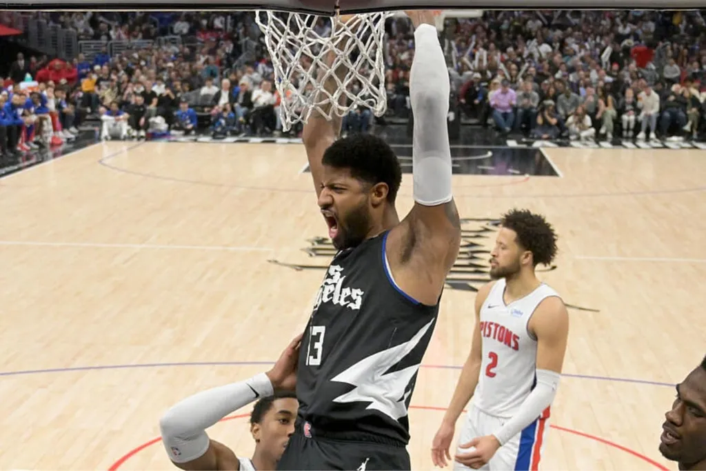Clippers conseguem virada sobre os Pistons e Paul George evita vexame na NBA