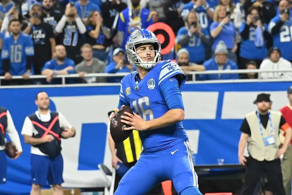 Playoffs da NFL: Lions fazem hist&oacute;ria em vit&oacute;ria com placar m&iacute;nimo