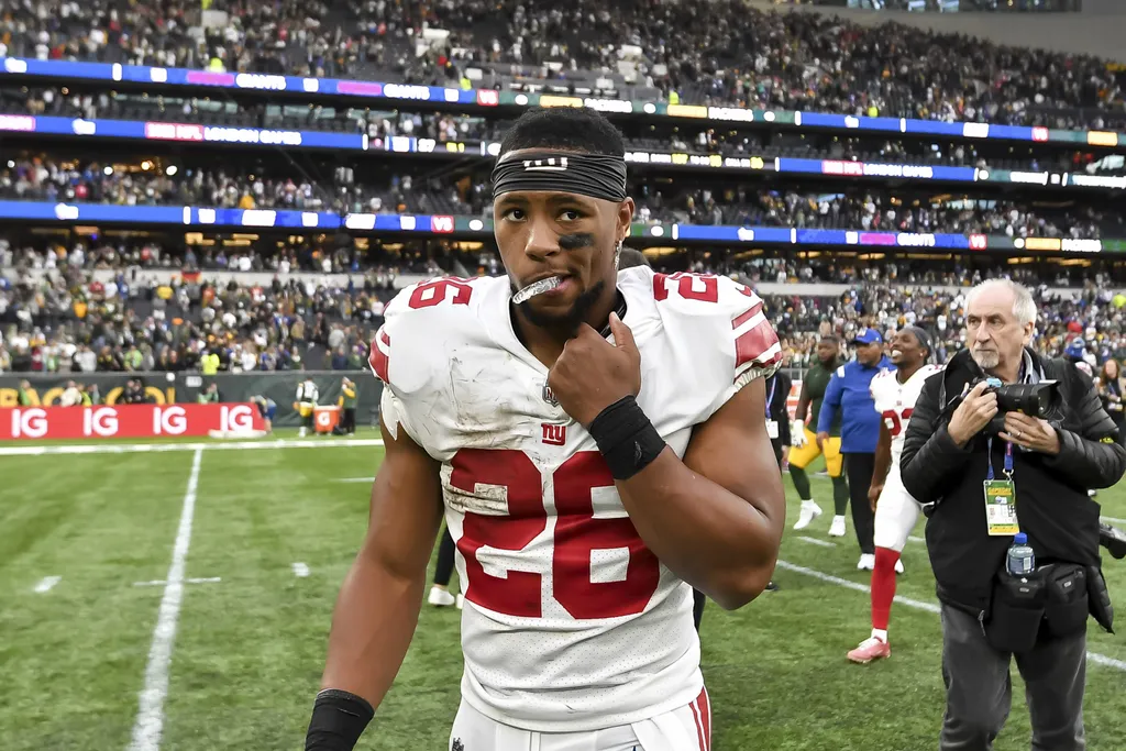 &lsquo;F&hellip; os Giants&rsquo;: Saquon Barkley admite n&atilde;o jogar na NFL em 2023