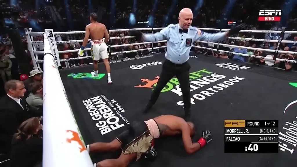 Boxe: David Morrell Jr nocauteia brutalmente Yamaguchi Falc&atilde;o no primeiro round