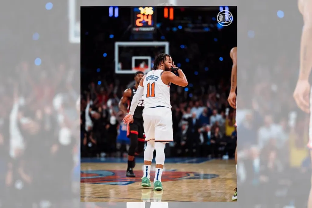 NBA: &lsquo;Big 3&rsquo; dos Knicks aparece em jogo tenso e New York sobrevive contra o Heat