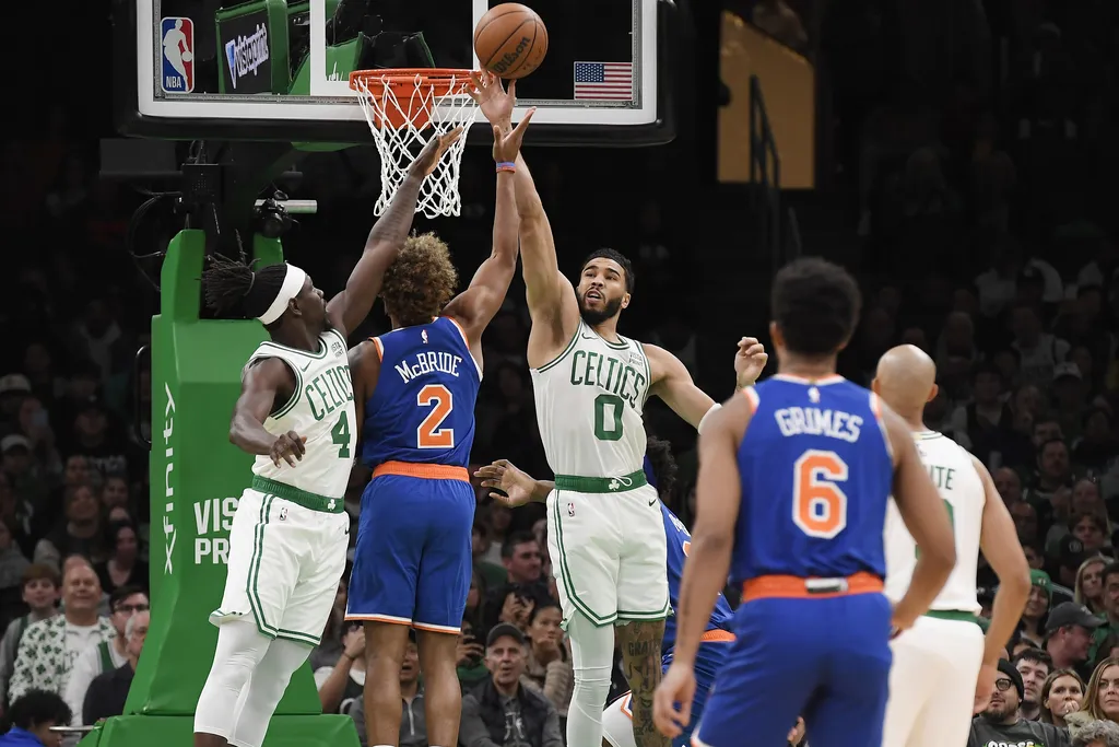 NBA: Tatum brilha, e Celtics vencem Knicks pela pr&eacute;-temporada
