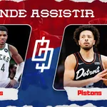 Milwaukee Bucks x Detroit Pistons &ndash; Onde assistir, hor&aacute;rio, e quintetos &ndash; NBA &ndash; 16/12/2023
